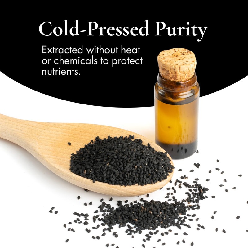 Pure Black Seed Oil - 100% Pure Nigella Sativa -
