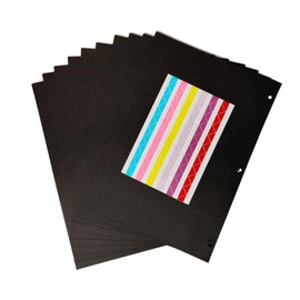 Zeeyuan DIY Photo Album, 60 Pages, 22 x 27.3 cm, Guest Book, Wooden Photo Book with Photo Corners for Valentine's Day, Birthday, for Couples, Friends