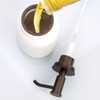 iDesign Dispenser for Bathroom Vanity or Kitchen Countertop-Set of 2-Cream/Bronze