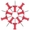 VAPKER Push Pins Tacks 120Pcs DarkRed Thumb Tacks Larger Size