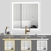 Led Mrror for Bathroom, 36x36 Bathroom Mirror with Lights, Black