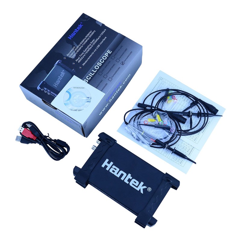 Hantek Laptop PC USB Digital Storage Virtual Oscilloscope 2 Channels