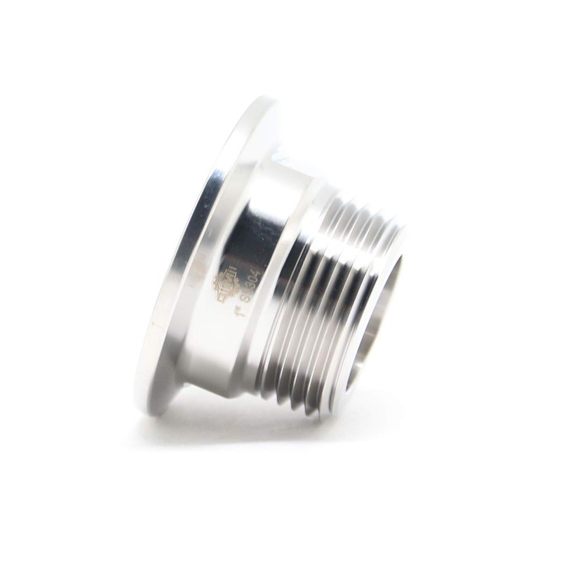 QiiMii 1.5" Tri Clamp Tri Clover Fittings to NPT 1"