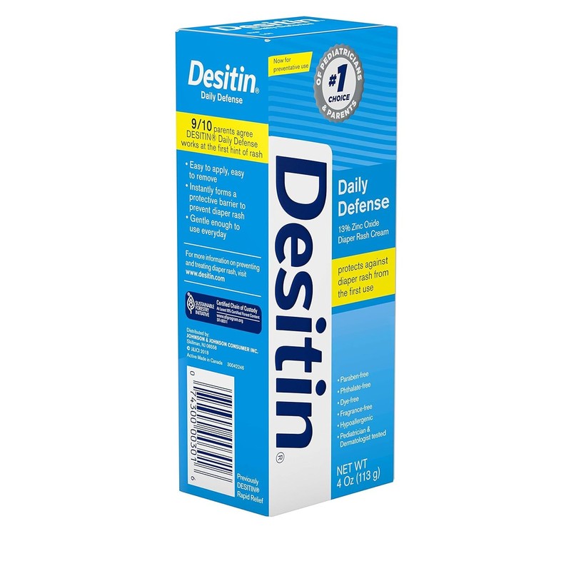 DESITIN RAPID RELIEF CREAMY 4OZ J&J CONSUMER SECTOR
