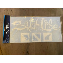Salt Life 12” White Waterman Salt Life Decal
