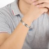 BEFOSHINN Men's Germanium Bracelet, Pure Titanium, Anti-Static, Light Weight, Suitable