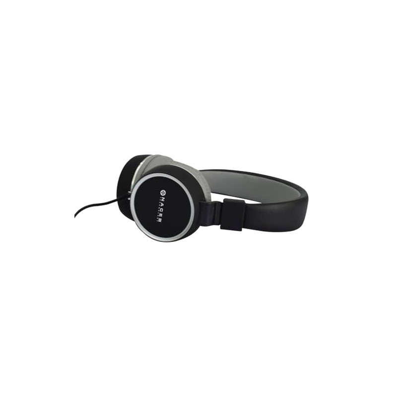Naceb Technology Bocncb600 Diadema Na-0310G, Gris, 3.5 Mm, 1.2 M,