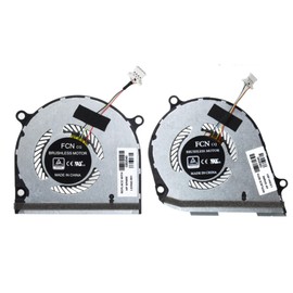 Fleshy Leaf New CPU+GPU Cooling Fan Compatible with HP Envy X360 15-DS 15-DR 15M-DS 15M-DS0011DX 15-DS0013NR 15-DS0003CA 15-DS0013CA TPN-W142 TPN-W143 Series L53542-001 L53541-001