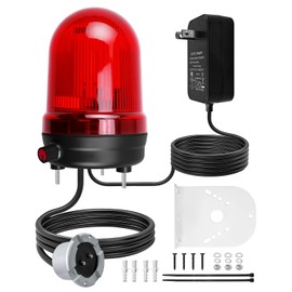 Sump Pump Alarm, High Water Leak Detection with 110dB Loud Alarm & LED Indicator, 5ft Probe Cable, DC 12V Safety Power, for Basements, Septic Tanks, Sumps, Indoor & Outdoor Warning Systems