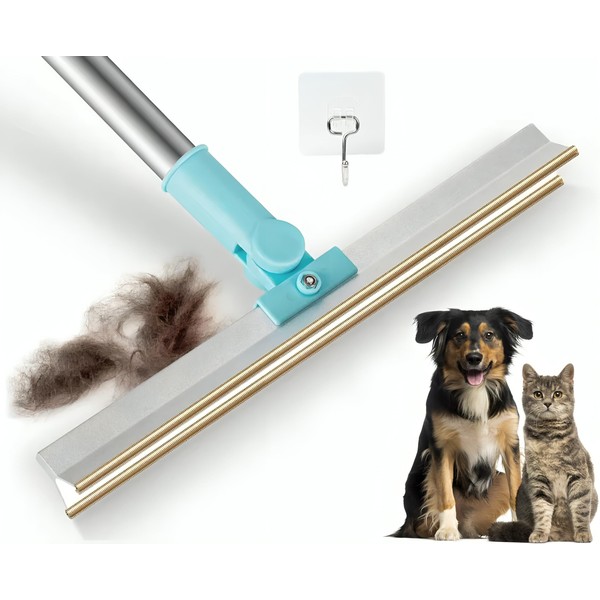 PurrPawsome Carpet Rake for Pet Hair Removal with 180 Degree