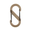 Nite Ize SBP2-03-28BG S-Biner Plastic Size-2 Double Gated Carabiner, Coyote