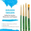 Princeton Brush Set 9115 4-Pc Gold Taklon
