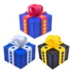 sofarefinish 3.14'' Annoying Gift Box, Multicolor 3D Printed Prank Box,