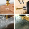 Shallho 6-Piece 90° Countersink Set, HSS Countersink Set, Titanium Coating,