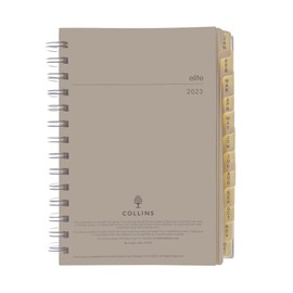 Collins Elite Compact Day a Page with Appointments - Refill 2023 Diary - (1140R-23) - Complete Business Planner, Agenda and Journal Organiser