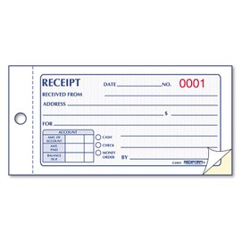 RED8L820 - Rediform Small Money Receipt Book