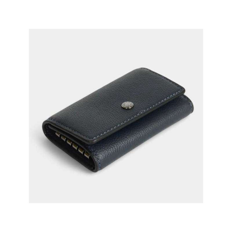 Coach CX142 QBBHP Men's Accessory Key Case, Navy, QBBHP (Midnight