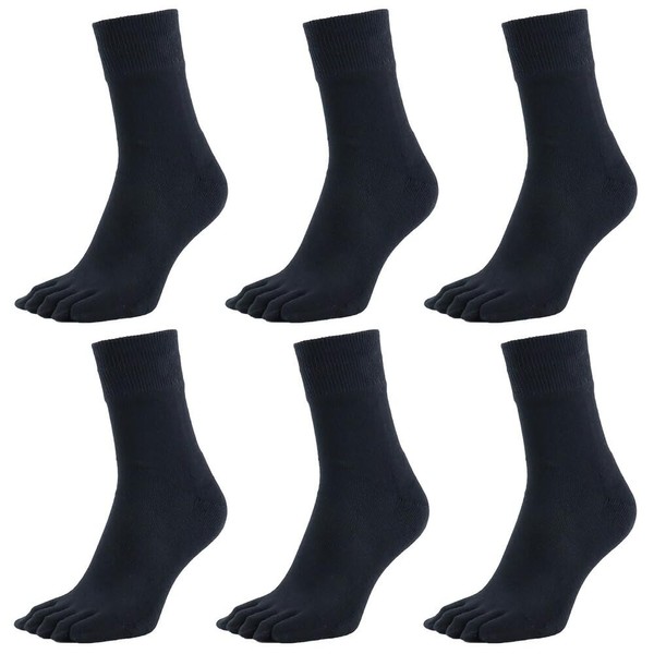 Asahi Kasei 5-Toe Socks, Thick Bottom Pile, Deodorizing, Made with