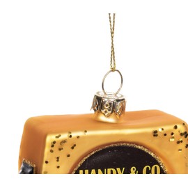 Gallerie II Blown Glass Measuring Tape Ornament Gold