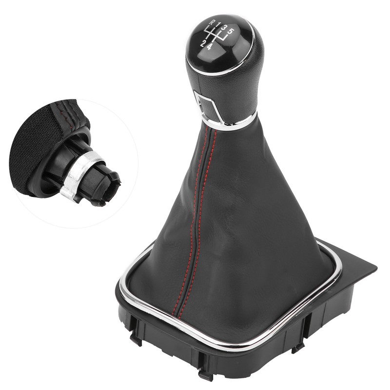PU Leather Gear Shift Knob with Dustproof Cover Boot