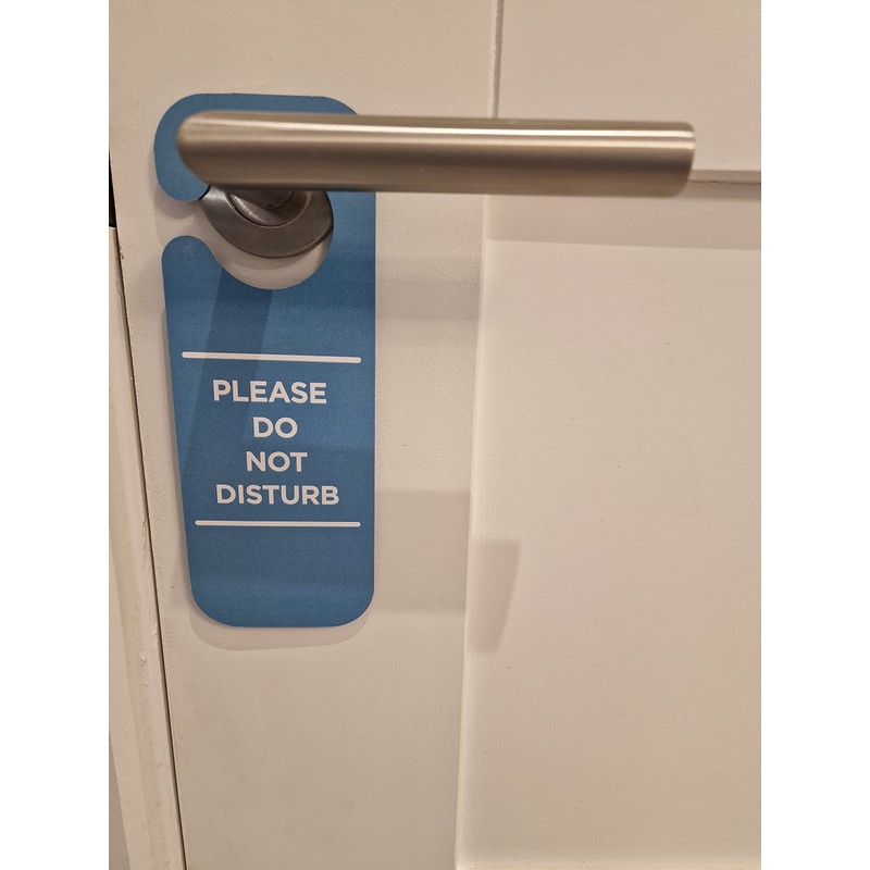 Do Not Disturb Sign Door Hanger Hotel Guest House B&B