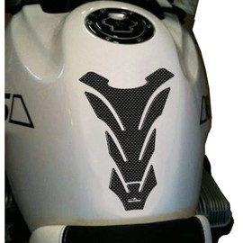 Resin Bike Motorcycle Sticker Compatible with Tank 14 x 20 cm Protection Tank Pad Cover PU Graffi Sticker 3D Resin Coated Version Universal Carbon Effect