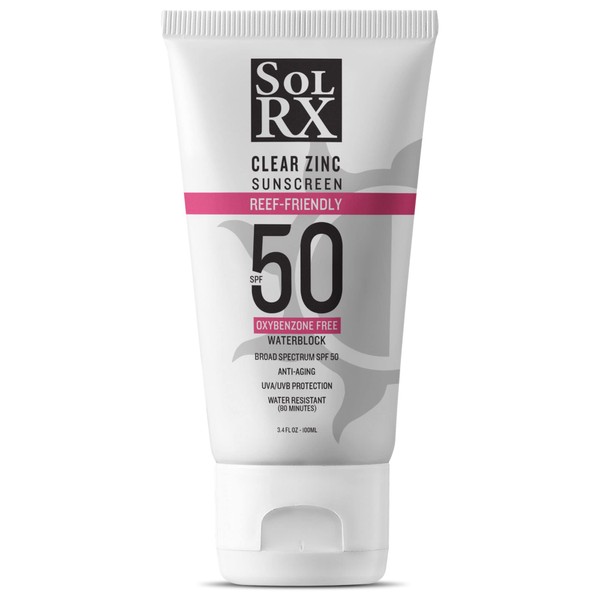 SolRX SolRX MINERAL+ SPF 50 Sunscreen - Zinc Oxide Sunscreen,