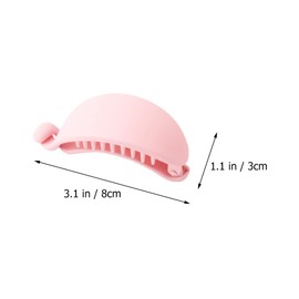 FOMIYES 6pcs Banana Shaped Hair Clip Colorful Ponytail Barrettes with Comfortable Grip Easy to Use Non-slip Design for Women and Girls for Daily Fashion Accessories