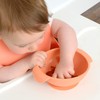 PrimaStella Unbreakable Silicone Non-Slip Bowl and Chew Spoon Set for