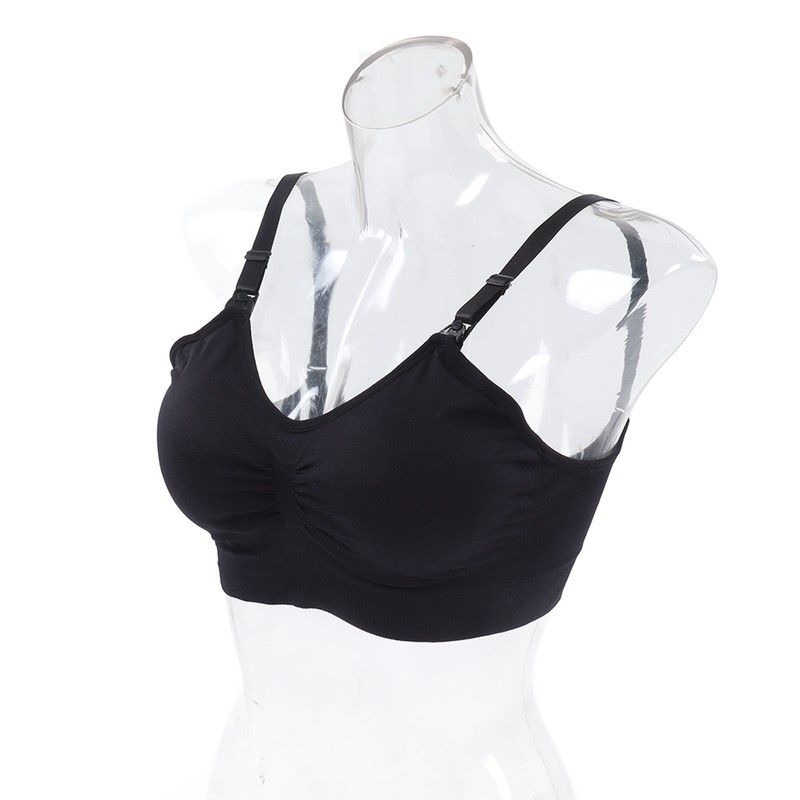 Hands Free Breast Pump Bra Adjustable Soft Breathable Pumping Nursing
