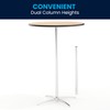 Flash Furniture Lars 30'' Round Wood Cocktail Table with 30''