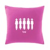 Hippowarehouse Kpop Movie Demon Boys Silhouettes Printed bedroom accessory cushion