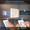 PZSUNLY Motion Sensor Night Light LED Rechargeable Magnetic Stair Lights