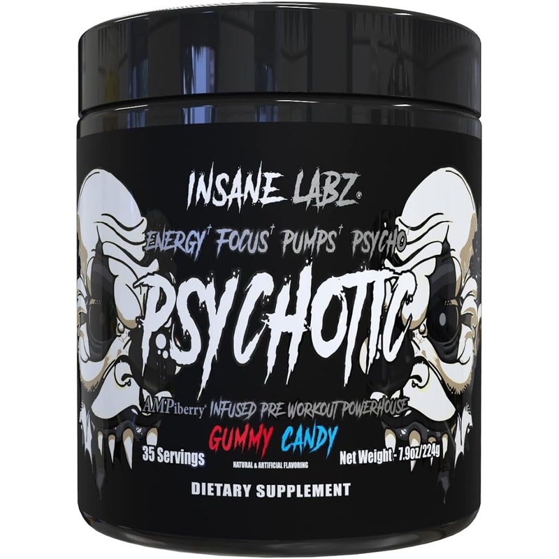 Psychotic Black by Insane Labz – High Energy Pre Workout