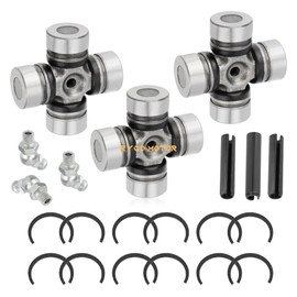 MATI 3PCS Front & Rear Prop Shaft U-Joint for Polaris RZR 1000 900 800-4 Turbo XP