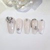 Wedding Homemade Nail Tips - Almond / 웨딩 수제 네일팁