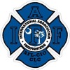 4 Inch Reflective South Carolina IAFF Firefighter Maltese Cross Sticker Decal