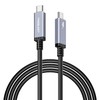 TREBLEET 6.6ft USB4 Cable (40Gbps), Compatible with Thunderbolt 4 &