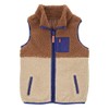 Carter's Boys Zip-Up Vest (Brown/Blue Sherpa, 7 Years)