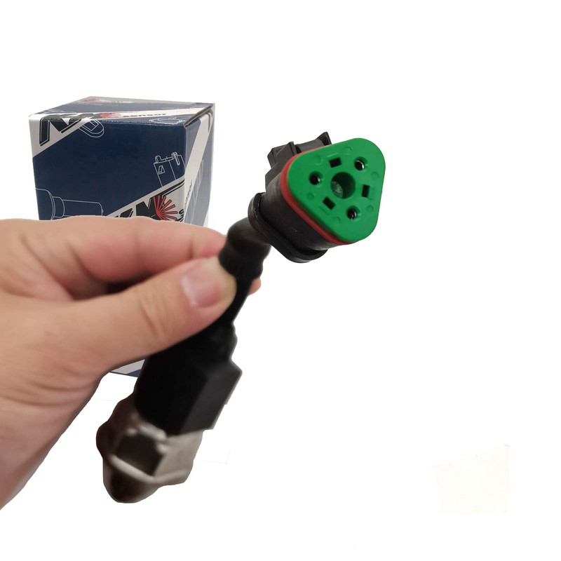 kmdiesel 4954245 with Plug Cable Diesel Fuel Rail Pressure Sensor