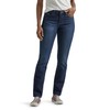 Lee Women's Petite Legendary Mid Rise Straight Leg Jean Nightshade