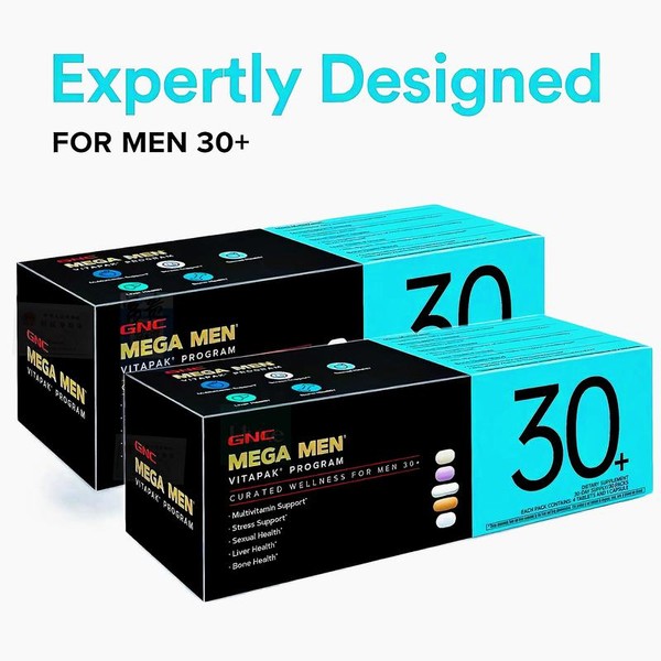 KQKQ Mega Men Vitapak Program 2PCS Men's 30+ Multivitamin Healthcare