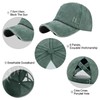 Enwokran Women Ponytail Hat Baseball Cap, Adjustable Criss Cross Messy