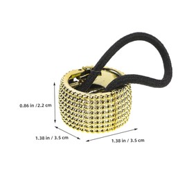 WOONEKY 4Pcs Ponytail Cuffs Hair Ties for Women High Elasticity Hair Accessories Plastic Ponytail Holders for Thick Thin Hair Fashionable Design for Versatile Occasions