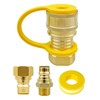 3/4 Inch NPT Quick Connect Disconnect Kit for Dual Fuel