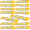 HAKZEON 14 PCS 9 Inch Yellow Magnetic Torpedo Level, Plastic