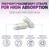 Health Nutrition Naturals Cápsulas Citrato Magnesio 1000 Polvo Máxima Absorción