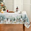 Horaldaily - Mantel de Navidad de 60 x 60 pulgadas,