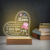 QOCNAM 3D Night Light With Engraved Wooden Base - Unique