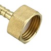sourcing map 6.5mm Barbed Brass Hose Connector Adapter x G1/2